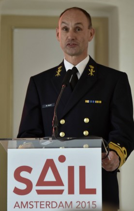 Sail-voorzitter Arie-Jan de Waard. (foto E.J. Bruinekool Fotografie)  